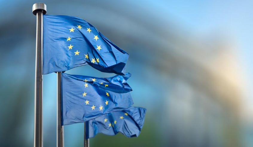 european union flags