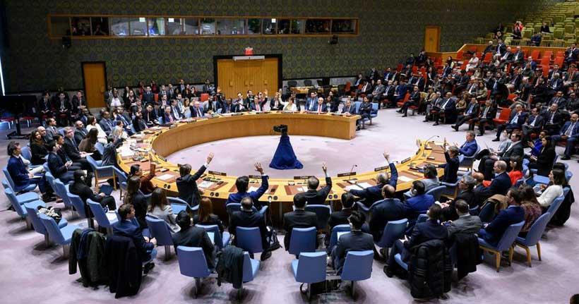 un security council meeting